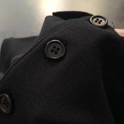 Поло Burberry With Leafy Pattern "Black" фото № 8