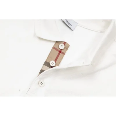 Поло Burberry Small Round Monogram Logo "White" фото № 2 Поло Burberry Small Round Monogram Logo "White" фото № 2