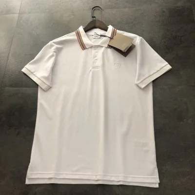 Поло Burberry With A Logo Stamp "White" фото № 4 Поло Burberry With A Logo Stamp "White" фото № 4