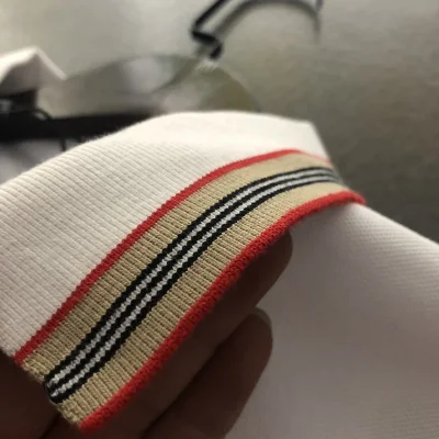 Поло Burberry With A Logo Stamp "White" фото № 9 Поло Burberry With A Logo Stamp "White" фото № 9