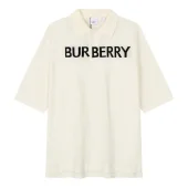 Поло Burberry Printed Logo Letters "Cream"