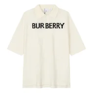 Поло Burberry Printed Logo Letters "Cream"