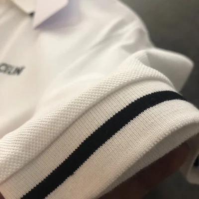 Поло Celine Embroidered Logo "White" фото № 4