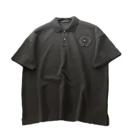 Поло Chrome Hearts With Fabric Logo "Black"