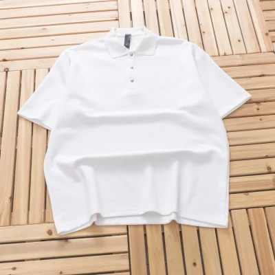 Поло Chrome Hearts Casual Knitted Short Sleeves "White" фото № 8