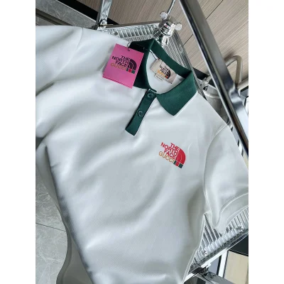 Поло Gucci X The North Face Logo "White" фото № 4