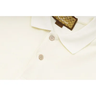 Поло Gucci X Balenciaga Regular With Logo "Cream" фото № 2