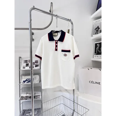 Поло Gucci With a Pocket "White" фото № 8