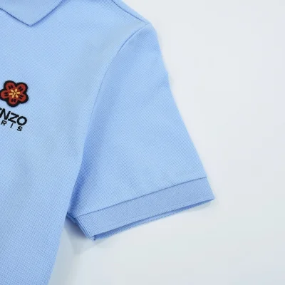 Поло Kenzo Flower Logo "Blue" фото № 3