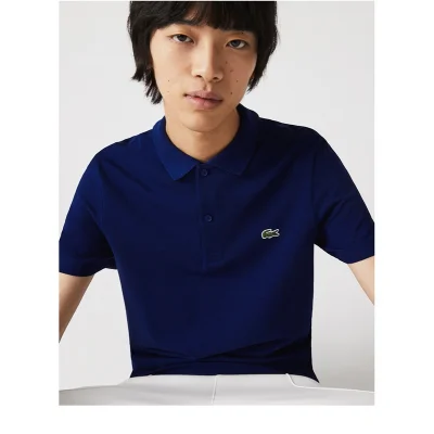 Футболка Lacoste Embroider Logos "Navy Blue" фото № 5