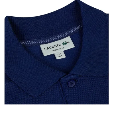 Футболка Lacoste Embroider Logos "Navy Blue" фото № 2