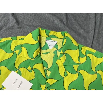 Рубашка Bottega Veneta Crows Feet "Green" фото № 4