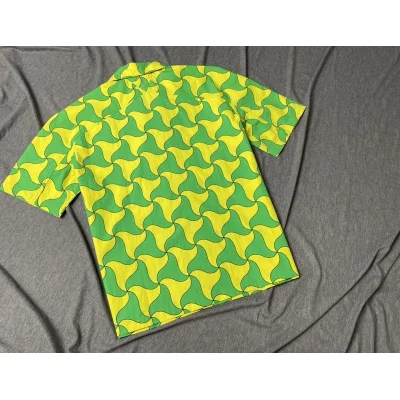 Рубашка Bottega Veneta Crows Feet "Green" фото № 5