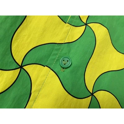 Рубашка Bottega Veneta Crows Feet "Green" фото № 7