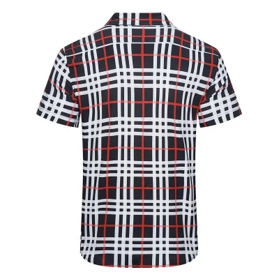 Рубашка Burberry Plaid Shirt With Front Pocket "Black" фото № 2