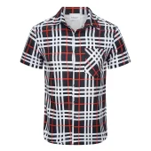 Рубашка Burberry Plaid Shirt With Front Pocket "Black"