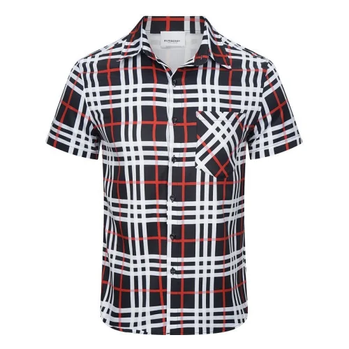 Рубашка Burberry Plaid Shirt With Front Pocket "Black"