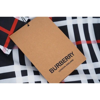 Рубашка Burberry Plaid Shirt With Front Pocket "Black" фото № 6