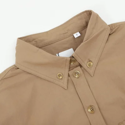 Джинсовая рубашка Burberry Button Closure "Brown" фото № 4