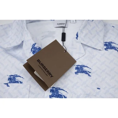 Рубашка Burberry With Print Of Rider On Horse "White" фото № 6