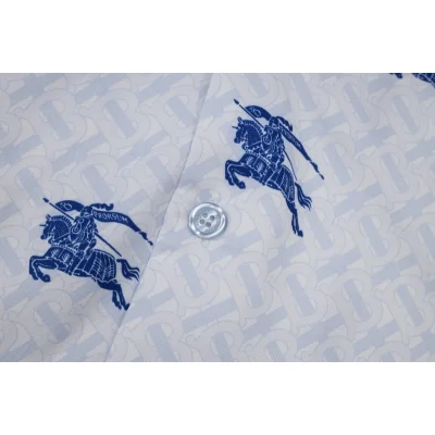 Рубашка Burberry With Print Of Rider On Horse "White" фото № 8