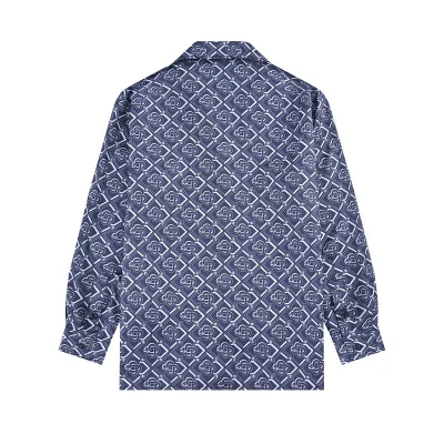 Рубашка Casablanca White Diamond Pattern "Blue" фото № 2 Рубашка Casablanca White Diamond Pattern "Blue" фото № 2