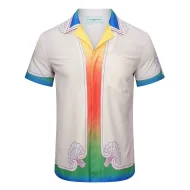 Рубашка Casablanca Short Sleeves Sunset On The Beach "White"
