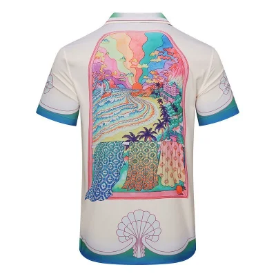 Рубашка Casablanca Short Sleeves Sunset On The Beach "White" фото № 2 Рубашка Casablanca Short Sleeves Sunset On The Beach "White" фото № 2