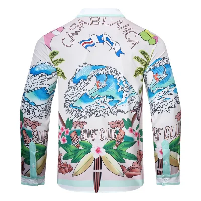 Рубашка Casablanca Surf Club "Blue/Pink" фото № 2 Рубашка Casablanca Surf Club "Blue/Pink" фото № 2