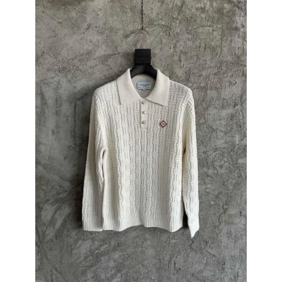 Рубашка Casablanca Buttons Pearles Frontside Print Small Red Romb "Beige" фото № 6