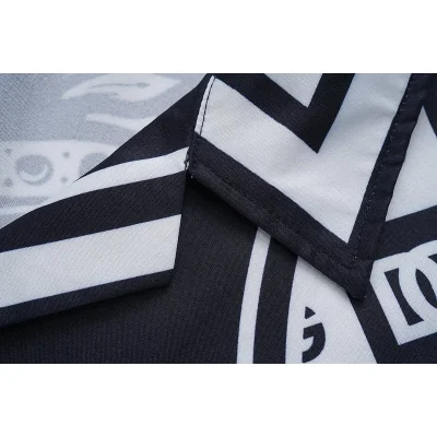 Рубашка Dolce Gabbana Monochrome Ornament "Black" фото № 8