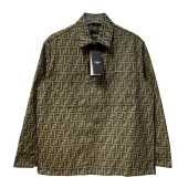 Рубашка Fendi Letter Print Of The Brand "Brown/Black"