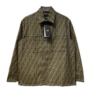 Рубашка Fendi Letter Print Of The Brand "Brown/Black"