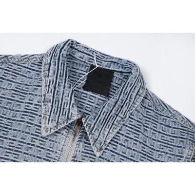 Рубашка Givenchy Brand Print "Blue/Gray" фото № 5