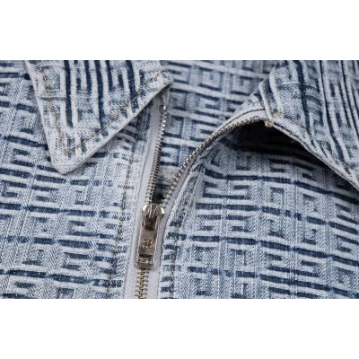 Рубашка Givenchy Brand Print "Blue/Gray" фото № 8