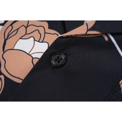 Рубашка Gucci Water Lilies Print "Black" фото № 6