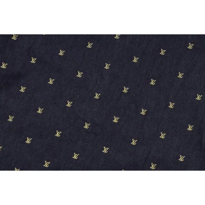 Джинсовая Рубашка Louis Vuitton With Short Sleeves "Blue/Black" фото № 4