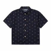 Джинсовая Рубашка Louis Vuitton With Short Sleeves "Blue/Black"
