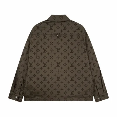 Рубашка Louis Vuitton Branded "Brown/Gray" фото № 2