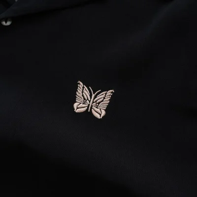 Рубашка Needles With Butterfly "Black/Beige" фото № 3 Рубашка Needles With Butterfly "Black/Beige" фото № 3