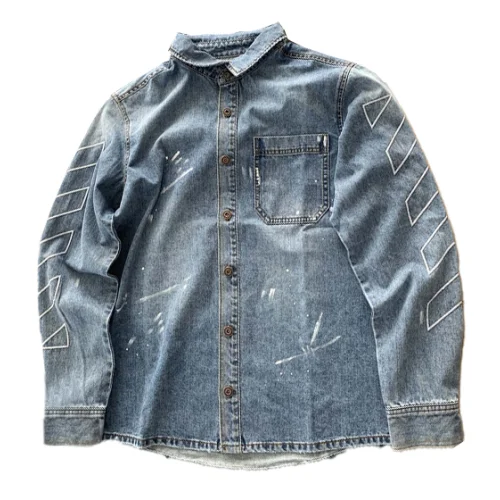Рубашка Off White Jean Jacket "Blue"