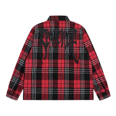 Рубашка Revenge Plaid Shirt "Red and Black" фото № 2