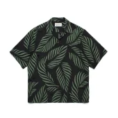 Рубашка Wacko Maria Leaves "Black/Green"