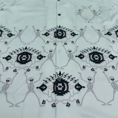 Рубашка Wacko Maria Spider "Blue" фото № 4