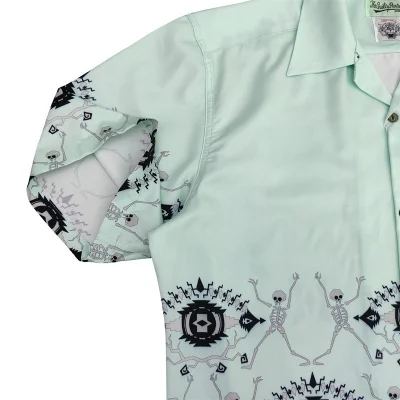 Рубашка Wacko Maria Spider "Blue" фото № 7