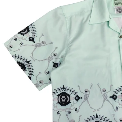 Рубашка Wacko Maria Spider "Blue" фото № 8