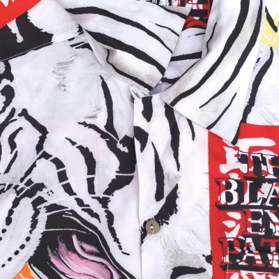 Рубашка Wacko Maria Animalism "White" фото № 6