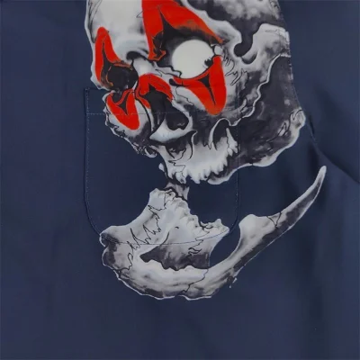 Рубашка Wacko Maria Evil Spirits "Blue" фото № 6 Рубашка Wacko Maria Evil Spirits "Blue" фото № 6