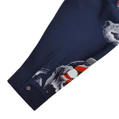 Рубашка Wacko Maria Evil Spirits "Blue" фото № 8 Рубашка Wacko Maria Evil Spirits "Blue" фото № 8