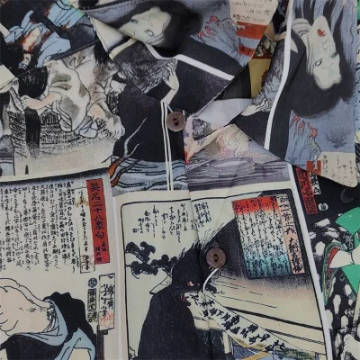 Рубашка Wacko Maria Horrors "Brown/Green" фото № 8 Рубашка Wacko Maria Horrors "Brown/Green" фото № 8